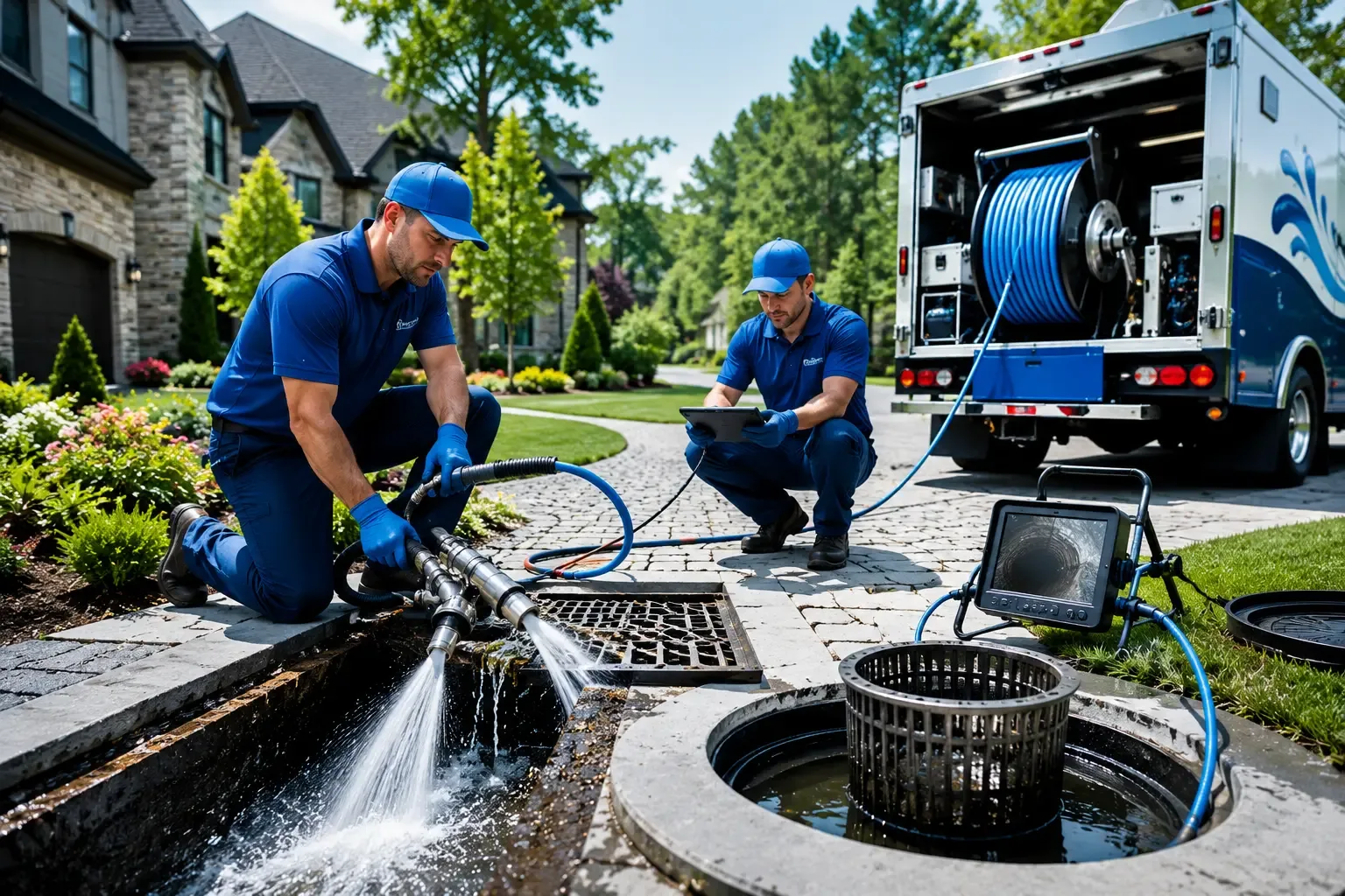 Local outdoor drain cleaning professionals in Blossom, TX